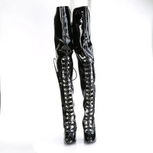 Load image into Gallery viewer, Tacones Pleaser SEDUCE-3082 Negro Str. Charol
