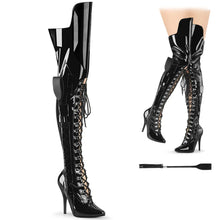 Load image into Gallery viewer, Tacones Pleaser SEDUCE-3082 Negro Str. Charol
