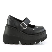 Carregar imagem no visualizador da galeria, Zapatos con plataforma Demonia SHAKER-23 Negro Piel vegana
