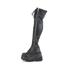 Load image into Gallery viewer, Botas (Over the Knee) Demonia SHAKER-374 Negro Str. Piel vegana
