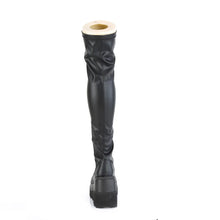 Load image into Gallery viewer, Botas (Over the Knee) Demonia SHAKER-374 Negro Str. Piel vegana
