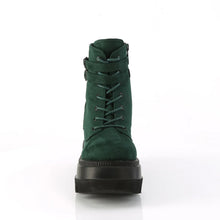 Load image into Gallery viewer, Botines Demonia SHAKER-52 Emerald Ante vegano
