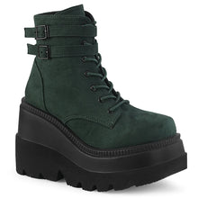 Load image into Gallery viewer, Botines Demonia SHAKER-52 Emerald Ante vegano
