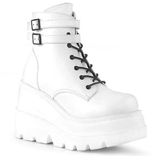 Load image into Gallery viewer, Botines Demonia SHAKER-52 Blanco Piel vegana
