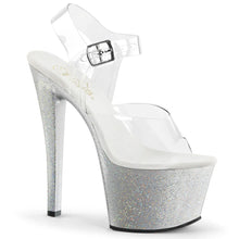 Carregar imagem no visualizador da galeria, Tacones Pleaser SKY-308MG Transparente Plata
