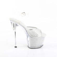 Load image into Gallery viewer, Tacones Pleaser SKY-308PREM-RSNT Transparente Plata
