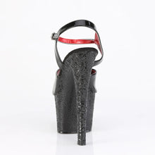 Carregar imagem no visualizador da galeria, Tacones Pleaser SKY-309 Negro Charol Purpurina

