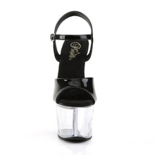 Carregar imagem no visualizador da galeria, Tacones Pleaser SKY-309 Negro Charol Transparente
