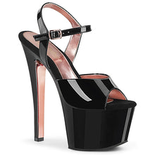 Carregar imagem no visualizador da galeria, Tacones Pleaser SKY-309TT Negro Charol Oro
