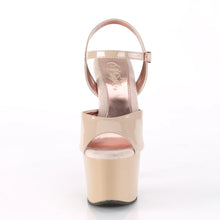 Load image into Gallery viewer, Tacones Pleaser SKY-309TT Nude Charol Oro
