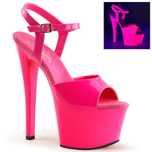 Load image into Gallery viewer, Tacones Pleaser SKY-309UV Neon H. Rosa
