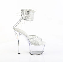 Carregar imagem no visualizador da galeria, Tacones Pleaser SKY-324PREM-RSNT Transparente Plata
