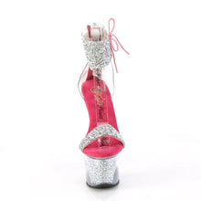 Load image into Gallery viewer, Tacones Pleaser SKY-327RSI Plata H. Rosa
