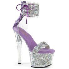 Load image into Gallery viewer, Tacones Pleaser SKY-327RSI Plata Lavanda
