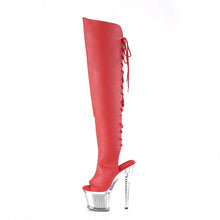 Load image into Gallery viewer, Tacones Pleaser SPECTATOR-3019 Rojo Piel Sintética
