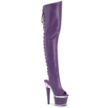 Load image into Gallery viewer, Tacones Pleaser SPECTATOR-3030 Morado Piel Sintética
