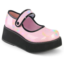 Load image into Gallery viewer, Zapatos con plataforma Demonia SPRITE-01 B. Rosa Holo Pat
