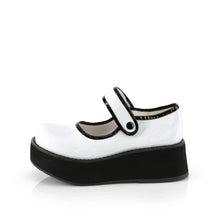 Load image into Gallery viewer, Zapatos con plataforma Demonia SPRITE-01 Blanco Holo Pat
