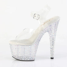Cargar imagen en el visor de la galería, Tacones Pleaser STARDANCE-708 Transparente Plata
