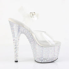 Cargar imagen en el visor de la galería, Tacones Pleaser STARDANCE-708 Transparente Plata
