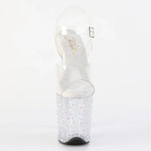 Cargar imagen en el visor de la galería, Tacones Pleaser STARDANCE-808 Transparente Plata
