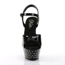 Cargar imagen en el visor de la galería, Tacones Pleaser STARDUST-609 Negro Charol
