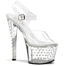 Cargar imagen en el visor de la galería, Tacones Pleaser STARDUST-708 Transparente

