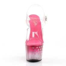 Cargar imagen en el visor de la galería, Tacones Pleaser STARDUST-708T Transparente Rosa

