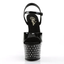 Cargar imagen en el visor de la galería, Tacones Pleaser STARDUST-709 Negro Charol
