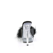 Cargar imagen en el visor de la galería, Tacones Fabulicious SULTRY-601F Negro Pu Marabou
