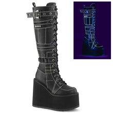 Carregar imagem no visualizador da galeria, Botas Demonia SWING-260 - Pele vegan preta
