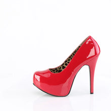 Load image into Gallery viewer, Tacones Pleaser Pink Label TEEZE-06W Rojo Charol
