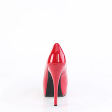 Load image into Gallery viewer, Tacones Pleaser Pink Label TEEZE-06W Rojo Charol

