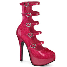 Load image into Gallery viewer, Botas Bordello TEEZE-23 Fuchsia Purpurina Charol
