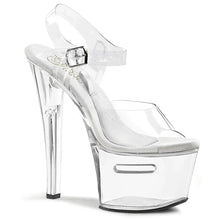Load image into Gallery viewer, Tacones Pleaser TIPJAR-708-2 Transparente
