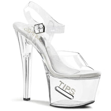Load image into Gallery viewer, Tacones Pleaser TIPJAR-708-5 Transparente
