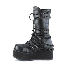 Carregar imagem no visualizador da galeria, Zapatos con plataforma Demonia TRASHVILLE-138 Negro Piel vegana

