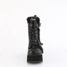 Load image into Gallery viewer, Zapatos con plataforma Demonia TRASHVILLE-218 Negro Piel vegana-Faux Fur
