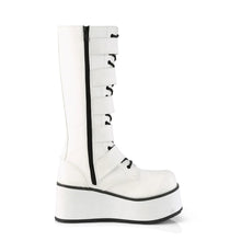 Load image into Gallery viewer, Zapatos con plataforma Demonia TRASHVILLE-518 Blanco Piel vegana
