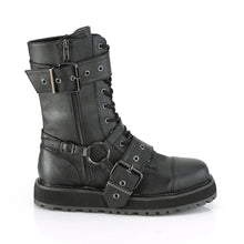 Load image into Gallery viewer, Zapatos con plataforma Demonia VALOR-220 Negro Piel vegana

