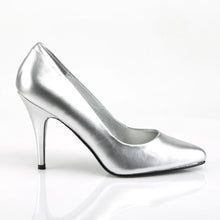 Load image into Gallery viewer, Zapatos Pleaser VANITY-420 Plata Piel Sintética
