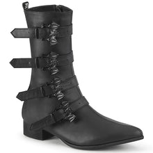 Load image into Gallery viewer, Zapatos con plataforma Demonia WARLOCK-110-B Negro Piel vegana
