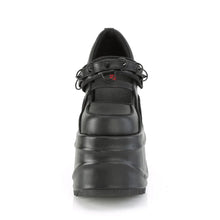 Load image into Gallery viewer, Zapatos con plataforma Demonia WAVE-48 Negro Piel vegana
