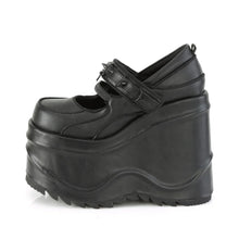 Load image into Gallery viewer, Zapatos con plataforma Demonia WAVE-48 Negro Piel vegana

