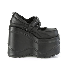 Load image into Gallery viewer, Zapatos con plataforma Demonia WAVE-48 Negro Piel vegana
