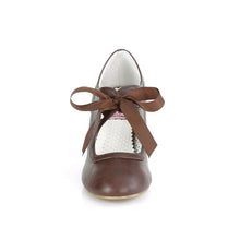 Load image into Gallery viewer, Tacones Pin Up Couture WIGGLE-32 Dark Marrón Piel
