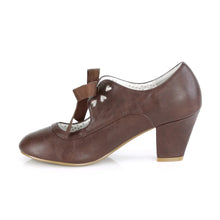 Load image into Gallery viewer, Tacones Pin Up Couture WIGGLE-32 Dark Marrón Piel
