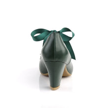 Carregar imagem no visualizador da galeria, Tacones Pin Up Couture WIGGLE-32 Dark Verde Piel

