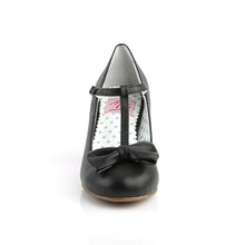Load image into Gallery viewer, Tacones Pin Up Couture WIGGLE-50 Negro Piel Sintética
