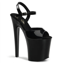 Cargar imagen en el visor de la galería, Tacones Pleaser XTREME-809 Negro Charol
